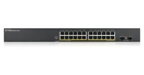 ZyXEL GS1900-24HP v2 / Switch / SMART Managed PoE / 24x Gigabit RJ45 / 2x Gigabit SFP / PoE budget 170W (GS190024HPV2-EU0101F)