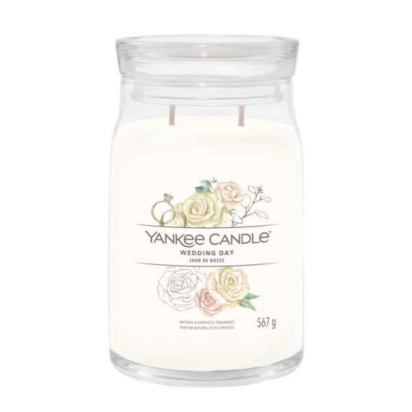 Yankee Candle Signature Wedding Day veľký pohár 567g / doba horenia až: 90h (5038581124995)