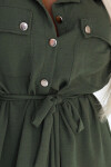 Dámske šaty 531-5 - Numoco basic khaki Univerzální