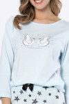 DÁMSKE PYŽAMO KAMILA 1642 baby blue 2XL