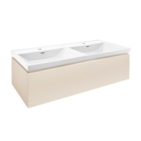 Kúpeľňová skrinka s umývadlom SAT Feel 120x30x44, 8 cm pieskovo béžová mat SATFEEL120BEU4 SATFEEL120BEU4