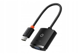 Baseus WKQX010101 Lite Series Adaptér HDMI (M) - VGA (F) čierna (WKQX010101)