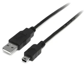 StarTech USB-A - Mini USB 0,5 m čierna / Kábel USB / 2.0 (USB2HABM50CM)