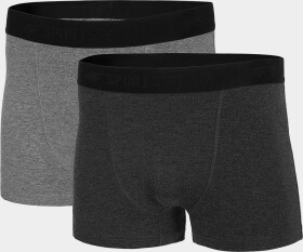 Pánske boxerky 4F BIM001 šedej... cold light grey melange S