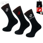 Raj-Pol Ponožky 3Pack Frotte Lotto Black 43-46