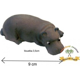 Figúrka na tortu hroch 9 cm z kokosovej hmoty - Fagos - Fagos