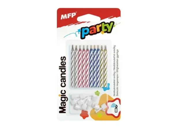 Rappa Tortové sviečky MFP Magic 10ks 6cm