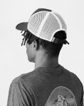 Patagonia Duckbill Trucker Hat Moon Tripper: Virtually Blue