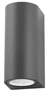 Nova Luce NERO R WALL GREY 2 / Nástenné svietidlo / IP54 / GU10 (710022)