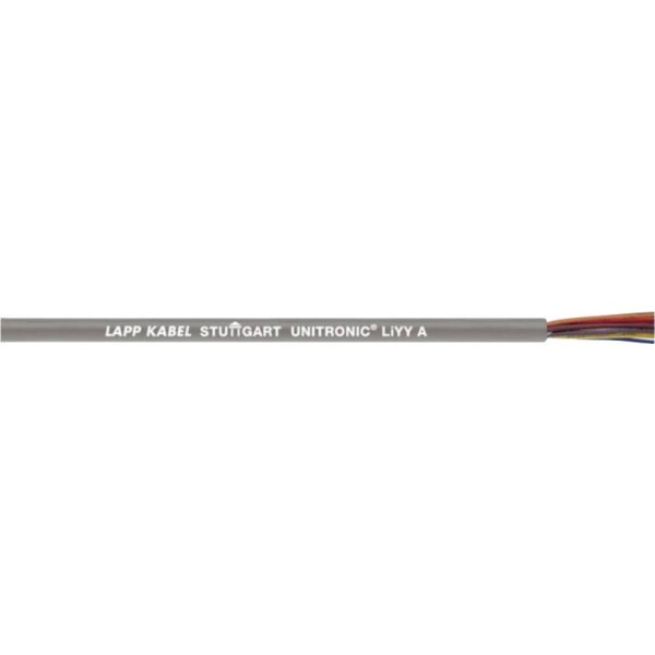 LAPP 22604/152 dátový kábel UNITRONIC® LiYY 4 x 0.34 mm² sivá 152 m; 22604/152