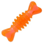 Dog Fantasy Hračka - kosť valec gumová oranžová 12 cm (454-31021)