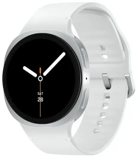 Samsung Galaxy Watch 8 (44 mm) LTE strieborná / Chytré hodinky / AMOLED / Wi-Fi / Bluetooth / GPS / Wear OS (SM-L335FZSAEUE)