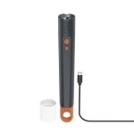 HAMA FLX1200-C LED svietidlo šedé / nabíjacie / hliníkové / 1200 lm / 300 m / 4 režimy + SOS / IP44 / zoom / karabínka (228607)