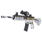 Mamido Detská puška M416 na vodné guľôčky s príslušenstvom biela