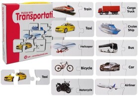 Mamido Vzdelávacie puzzle Transport 10 spojení