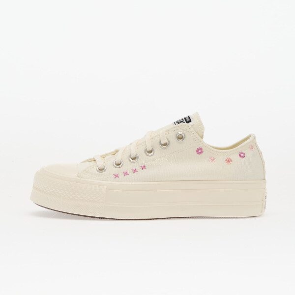 Tenisky Converse Chuck Taylor All Star Lift Floral Embroidery Low Top Egret/ Sugar Berry/ Cactus Bud EUR 37