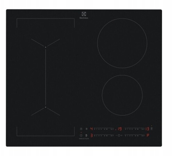 Electrolux Electrolux 600 Series SaphirMatt Hob2Hood prokovums 59 cm bez ramja melna - Iebuvejama indukcijas plits virsma