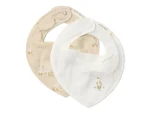 Little Dutch Podbradník bandana 2 ks Hus Newborn Naturals (TE50125032LD)