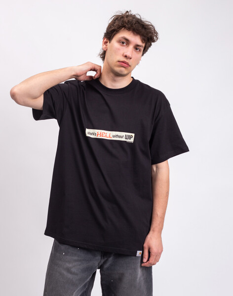 Carhartt WIP S/S Bumper Stickers T-Shirt Black M