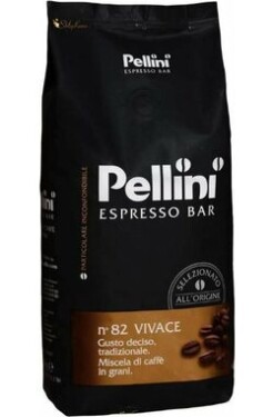 Pellini Espresso Bar 82 Vivácia 1 kg / Zrnková káva / 80% Arabica amp; 20% Robusta (8001685122423)