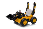 Mamido Mamido Detský elektrický nakladač CAR-26A žltý | 4x4 | RC 2.4Ghz | EKO koža | 12V10Ah