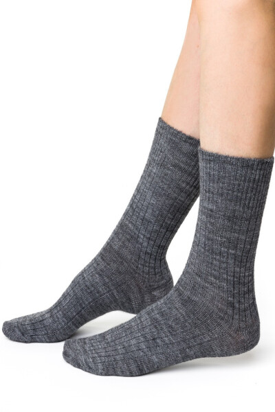 Dámske ponožky ALPACA 044 MELANŽOVĚ ŠEDÁ 38-40