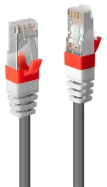 Lindy Cat6A S/FTP PIMF šedá 0,3 m / Patch kabel / RJ45-RJ45 / LSZH / 10Gbit (45350)