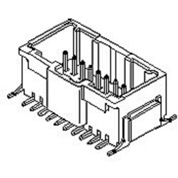 Molex konektor do DPS 557634070 1 ks; 557634070