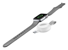 CellularLine Power Pill Cestovná nabíjačka pre Apple Watch s USB adaptérom biela (WATCHSTICKWIRMFIW)