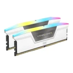 Corsair Vengeance RGB 32GB (2x16GB) 6400MHz biela / DDR5 / PC5-51200 / CL36-48-48-104 / 1.35V (CMH32GX5M2B6400Z36W)