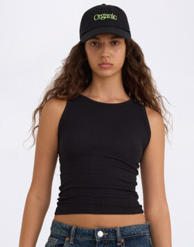 Organic Basics Core Rib Tank Top Black XS