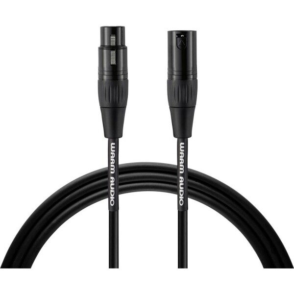 Warm Audio Pro Series XLR prepojovací kábel [1x XLR zástrčka - 1x XLR zásuvka] 3.00 m čierna; 55-90052 (2)