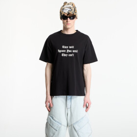 Tričko Palm Angels Statement Regular T-Shirt UNISEX Black/ Off White L