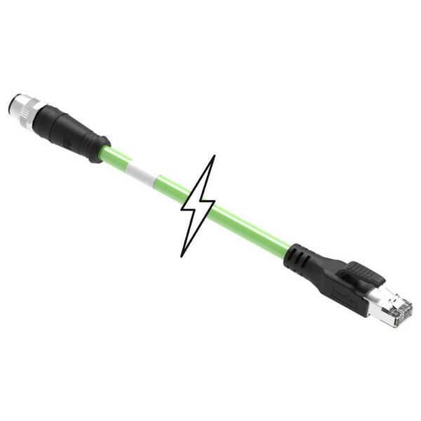 Molex upravený zástrčkový konektor pre senzory - aktory, 1201088333, piny: 4, 5.0 m, 1 ks; 1201088333