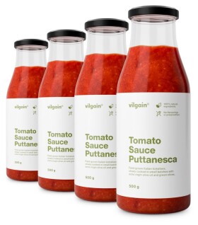 Vilgain Paradajková omáčka – 4× Puttanesca 500 g