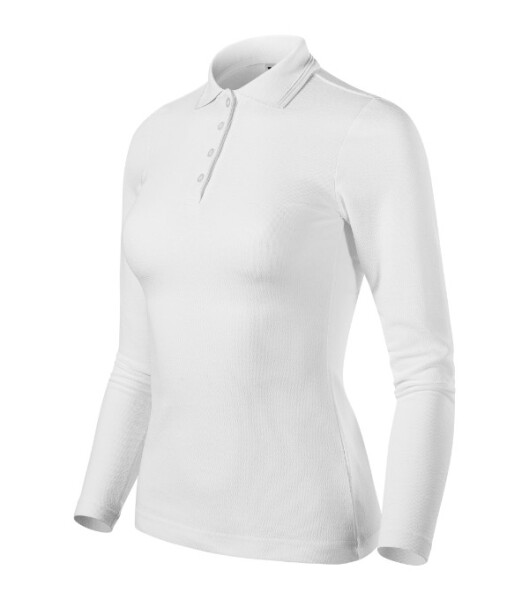 Polokošeľa Pique Polo LS biela XL