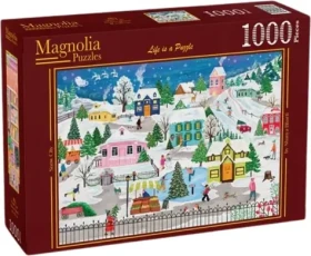 MAGNOLIA Puzzle Zasnežené mesto