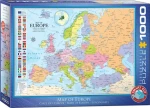 EUROGRAPHICS Puzzle Mapa Evropy