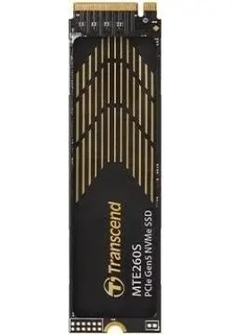 Transcend MTE260S 1TB / SSD disk / M.2 2280 / PCIe Gen5 x4 NVMe 2.0 / 14000/9800 MB/s / 1300K/1000K IOPS (TS1TMTE260S)