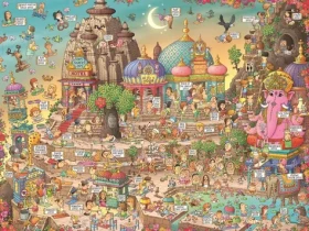 HEYE Puzzle Krajina jogy