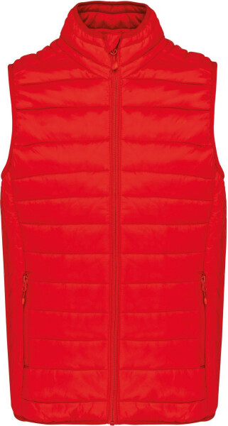 Kariban K 6113 Pánska ľahká vesta 20.6113 červená red S