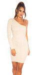 Sexy One-Shoulder Knit Dress Einheitsgroesse