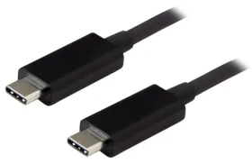 StarTech čierna / Kábel USB-C / M/M / 10 Gbps / 1 m (USB31CC1M)