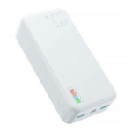 Joyroom Dazzling JR-QP196 biela / Power Bank / 30000mAh / 2xUSB / USB-C / Micro-USB / 22.5W (JR-QP196 White)