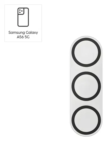 HAMA Cam Protect pre Samsung Galaxy A56 5G číra / Ochranné sklo fotoaparátu / tvrdené sklo 9H