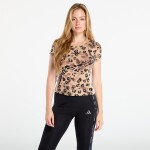 Tričko adidas Animal Print 3-Stripes Tee Multicolor/ Warm Sand S