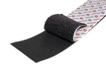 Velcro Páska so suchým zipsom čierna / Páska so suchým zipsom / 50 mm x 2,5 m / extra pevná / nalepovacia (VEL-EC60245)