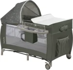 Lionelo Postieľka cestovná Sven PLUS Beige Olive / od 0 do 3 rokov / do 15 kg (LO-SVEN PLUS BEIGE OLIVE)