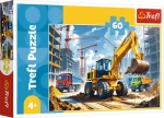 Trefl Puzzle Traktor s rýpadlonakladačom