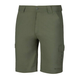 Pánske šortky Loop 1/2 92800331399 Dark Olive - Hi-tec S olivovo zelená